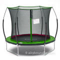 Trampoline récréative de 8 pieds Double vert